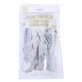 Rideau à franges en aluminium argenté pour fête, fond de décoration brillant pour anniversaire. - Rideaux de franges laser argentés (2 m)