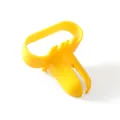 Outil de nouage de ballons en plastique jaune pour fêtes d'anniversaire de mariage nœud facile - Jaune