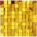 Panneau mural de sequins carrés dorés toile de fond brillante pour fête mariage scène. - Lot de 12 / Or