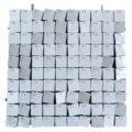 Panneau de mur de paillettes carres blancs fond pour decoration de fete et mariage chic - Blanc