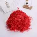 Papier déchiqueté rouge raffia pour remplissage de coffret cadeau emballage 100g - Paquet de 100g / Rouge