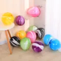 Colorful agate balloons detail view, perfect for birthday party and wedding decoration setup. - Multicolor