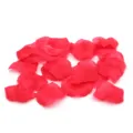 Pétales de roses rouges artificiels en tissu décoration de mariage fleurs romantiques pour fête - Rose rouge