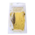 Rideau a franges en feuille d'or pour fete d'anniversaire mariage fond de decoration 1x2m - Rideau à franges mat doré (2 m)