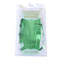 Green foil fringe curtain detail, perfect for birthday party and wedding background decor. - Green 2m Matte Tinsel Curtain