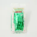 Green foil fringe curtain for birthday party wedding backdrop decoration supplies 3m shiny - 1x3 Meters / Green