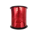 Bobine de ruban holographique rouge pour ballons et déco de mariage. 250 yards de long. - Rouge Vif