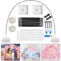 Balloon arch kit with 15 fiberglass rods water bases and pump for party wedding decorations - Set 5: Large Balloon Arch with 15-Section Rod and Water Bag