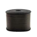 Black plastic balloon ribbon roll for gift wrapping and wedding party decoration supplies. - Black