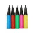 Pompe à ballon manuelle en plastique portable, ensemble multicolore pour décoration de fête. - Pompe à air de 28 cm à buse plate