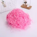 Papier de remplissage rose découpé pour coffrets cadeaux, raphia pour emballage et loisirs. - Paquet de 100g / Rose