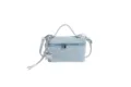 Sac bandoulière à pois bleu clair avec pendentif étoile et poignée pour femmes chic. - Avec Pendentif / Bleu
