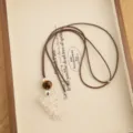 Natural white crystal tiger eye stone beaded long sweater necklace pendant for women - Tiger Eye Round Crystal Style
