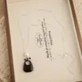 Korean vintage long sweater chain necklace with hollow wood water drop pendant for women. - Metal Chain Style / Length 66+7cm / Thick Silver Brushed Ball Black Wooden Necklace