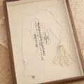 Silberne Kette mit Perlenquasten-Anhänger, elegante lange Pulloverkette Schmuck Zubehör. - Perlenquasten-Gliederkette