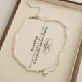 Double layer pearl silver bead necklace elegant choker chain minimalist jewelry gift for women - Wrapped Pearl Ball Necklaces