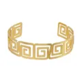 Bracelet manchette creux géométrique doré style européen tendance réglable bijoux mode - Or