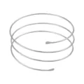 Minimalist metal multi-layer spiral arm cuff bicep bracelet punk fashion jewelry - Four-Layer - Silver
