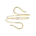 Bracciale da Braccio Spirale in Metallo Dorato Manichino Geometrico Gioiello Moda - Oro