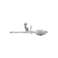 Silver magic cat on broom hair clip cute witch hairpin novelty fringe side clip for women - Silver