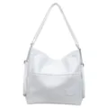 White women convertible tote backpack casual PU leather large capacity shoulder bag variant - Blue