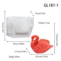 3D Swan Silicone Mold for Handmade Aromatherapy Candles and Resin Crafts DIY Decor - Swan (GL187-1)