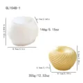 Food grade silicone mold for 3D mousse cake, apple and swirl shaped baking tool. - Apple Mousse (GL1048-1)