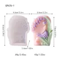 Lily of the valley fairy silicone mold 3D stereoscopic girl aromatherapy candle mold - Lily of the Valley Girl (GP676-1)