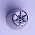 Rostfreie Edelstahl Schneeflocke Spritztülle für Weihnachts-Kuchen Dekoration Backwerkzeug. - XG1226-9 Stil