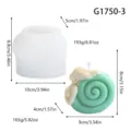 Silicone candle mold abstract portrait DIY handmade soap plaster aromatherapys resin craft tool - Conch Girl G1750-3