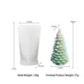 Moule en silicone pour bougie sapin de noël outil de fabrication de bougie parfumée DIY. - GL150-1