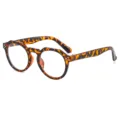 Retrostil Schildpatt Brille mit Blaulichtfilter Gläsern für Damen und Herren im Alltag. - Schildpatt