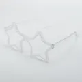 Perlen Stern Party Brille Detail, transparenter Rahmen dekorative Brille für Feste Bälle. - Transparente Perle