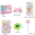 Unicorn plush notebook and stationery gift box set with eye mask and coin purse - Unicorn Series - Large Notebook Set