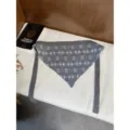 Fair Isle Jacquard Vintage Knitted Triangle Scarf Women Bandana Cute Photo Headwear - Gray / 60-80cm