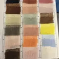 Fabric Swatch Card Bubble Gauze Color Sample Material Display for Tablecloth and Decor - 80-300cm Seersucker with Four-Side Rolled Edges / Pink No. 88