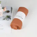 Solid color cotton linen scarf autumn winter warm soft neck warmer fashion shawl wrap - 90*180cm / Caramel color
