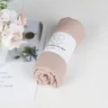 Solid color cotton linen wrinkled scarf for women, cozy autumn winter warm fashion neck wrap. - 90*180cm / Pink