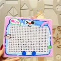 Schattig magnetisch staalbal tekenbord, melkkarton vorm leuk speelgoed voor kinderen. - Individuele Verpakking / Snack Squad magnetisch bord met 384 kralen - Blauw
