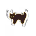 Stainless steel Halloween cat cookie cutter metal mold for baking cute biscuits and pastries. - Cat 7251