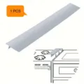 Zilveren Metalen T-vormige Aanrecht Spleet Afdekking Strip Keuken Variante 1 Stk - 63cm / Grijs