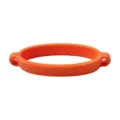 Silicone cup band orange elastic strap replacement ring for portable water bottle handle. - Bulk/Unpackaged / Orange