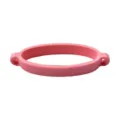 Pink Silicone Cup Ring Band Handle Holder for Stanley Tumbler Bottle Portable Lanyard Strap - Bulk/Unpackaged / Pink