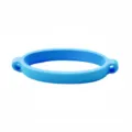 Blue silicone cup band strap holder flexible silicone ring for portable water bottle handle - Bulk/Unpackaged / Sky Blue