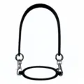 Black silicone water bottle strap ring with metal clasp handle for portable daily cup use. - Cup Ring + Lanyard / Black