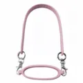 Pink silicone water bottle handle strap with metal clasps and bottle ring loop holder. - Cup Ring + Lanyard / Light Pink