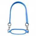 Blue Silicone Water Bottle Strap Woven Pattern Handle Elastic Ring Cup Accessory For Tumbler - Cup Ring + Lanyard / Sky Blue