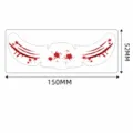 Halloween temporary face tattoo sticker, bloody scar design variant style for party. - QT-0179