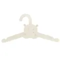 Wooden kids clothes hanger cute hippo shape children wardrobe organizer storage rack variant - Hippo Style / Pack of 5