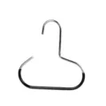 Stainless steel hat hanger with black non-slip coating, ideal for baseball caps and straps. - 10 Pieces Pack / Black